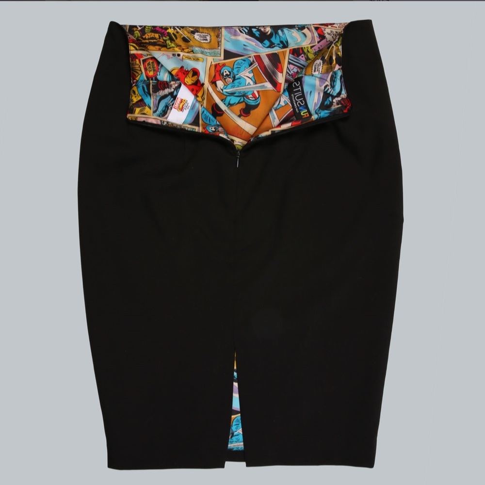 Licensed Marvel lined pencil skirt(fits like 16)